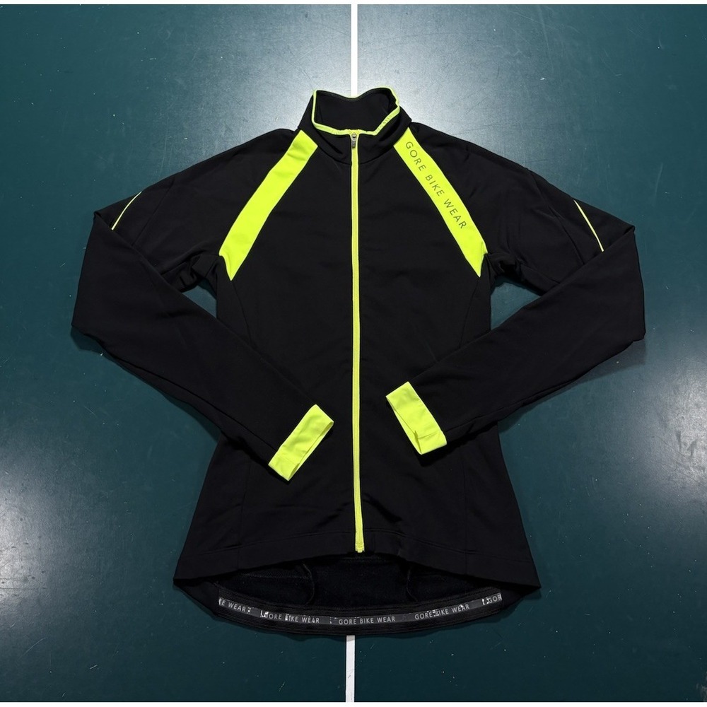 Gore Bike Wear Power 2.0 Thermo Jersey‎ Cycling Jacket Women's Small Black Neon